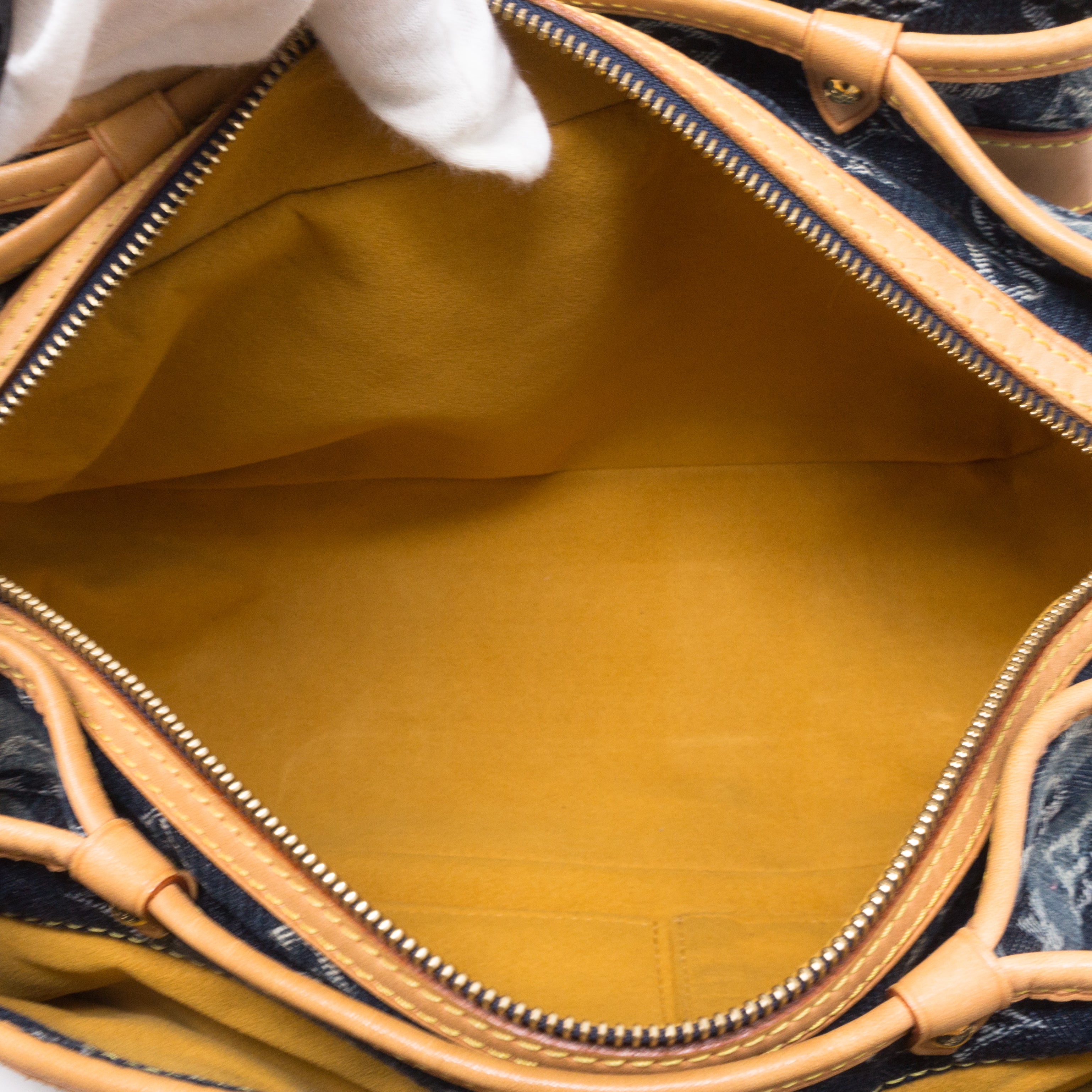 Porte Epaule Cruise Raye Cabas MM Denim