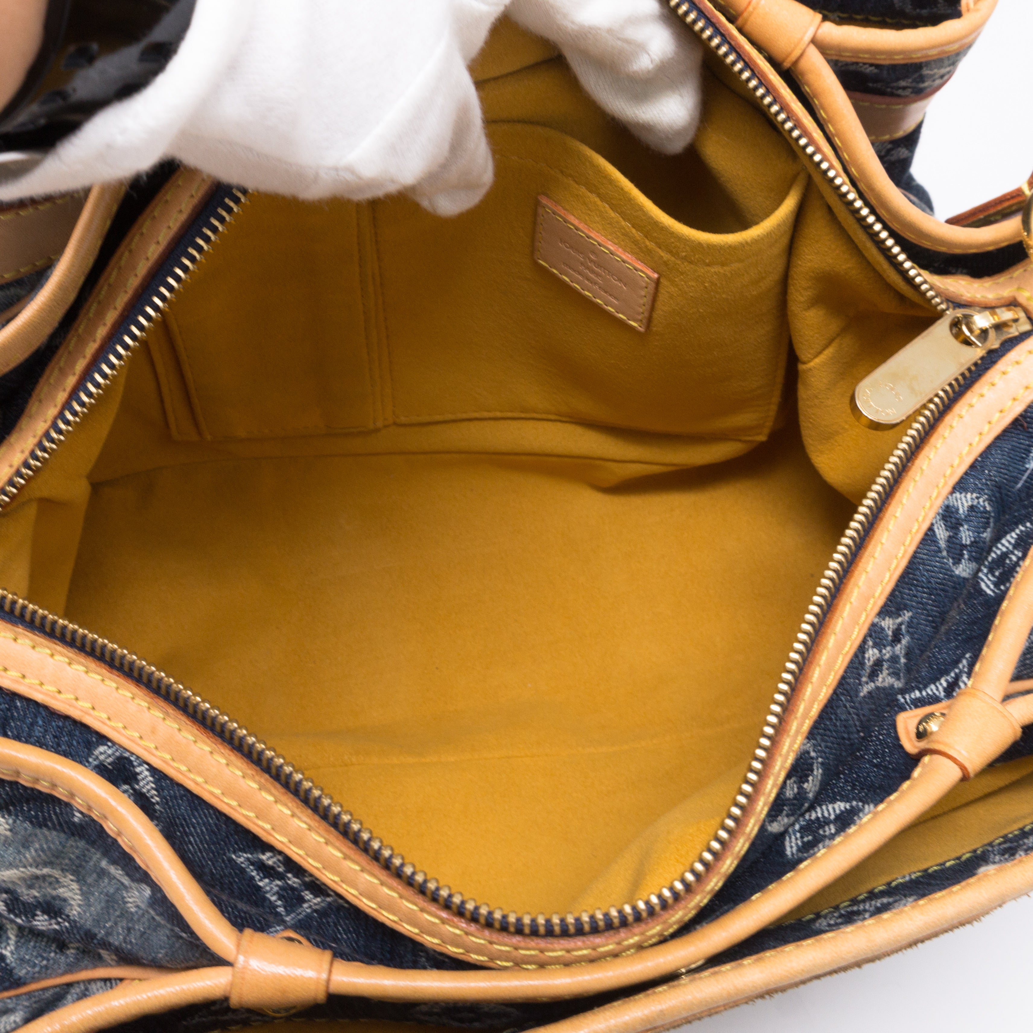 Porte Epaule Cruise Raye Cabas MM Denim