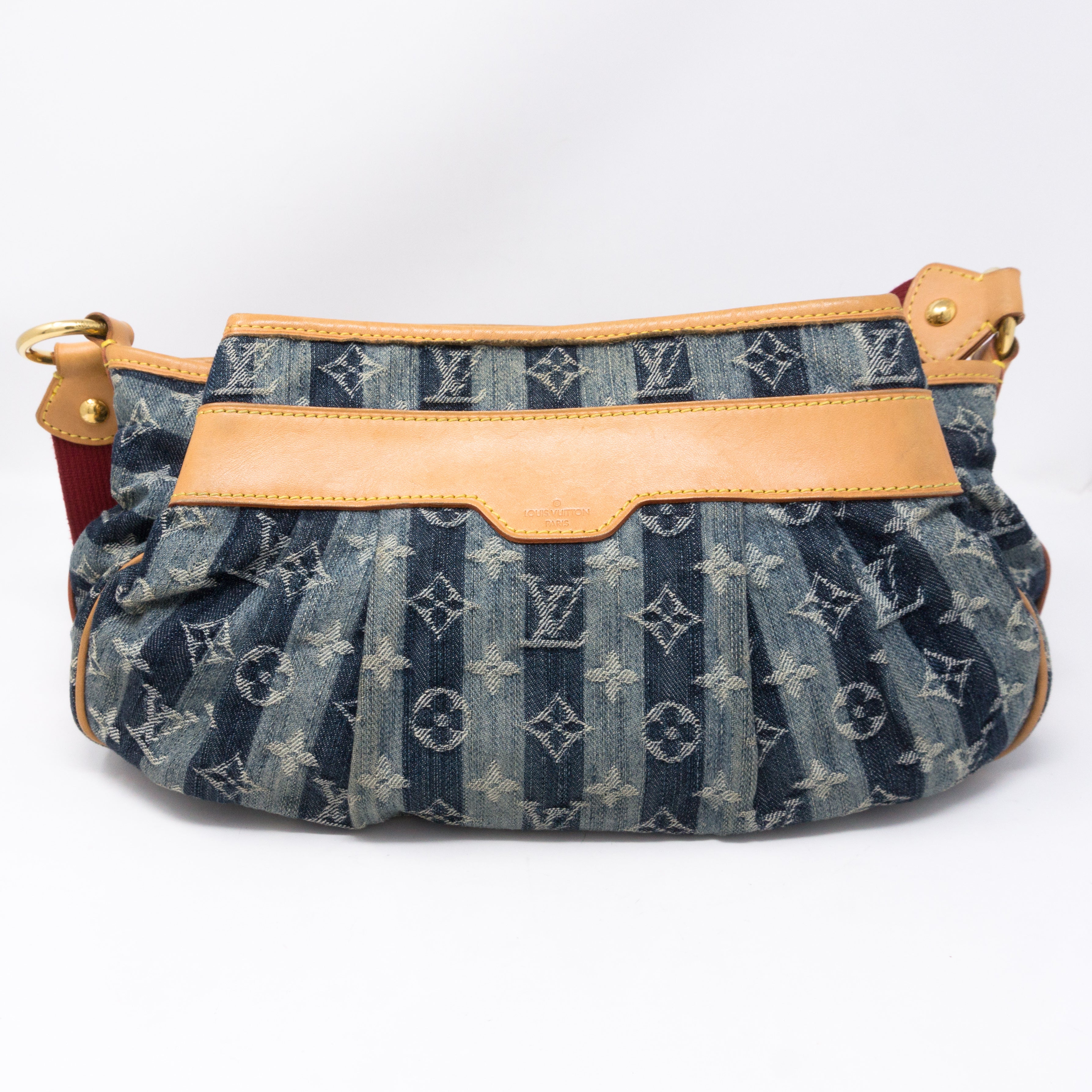 Porte Epaule Cruise Raye Cabas MM Denim