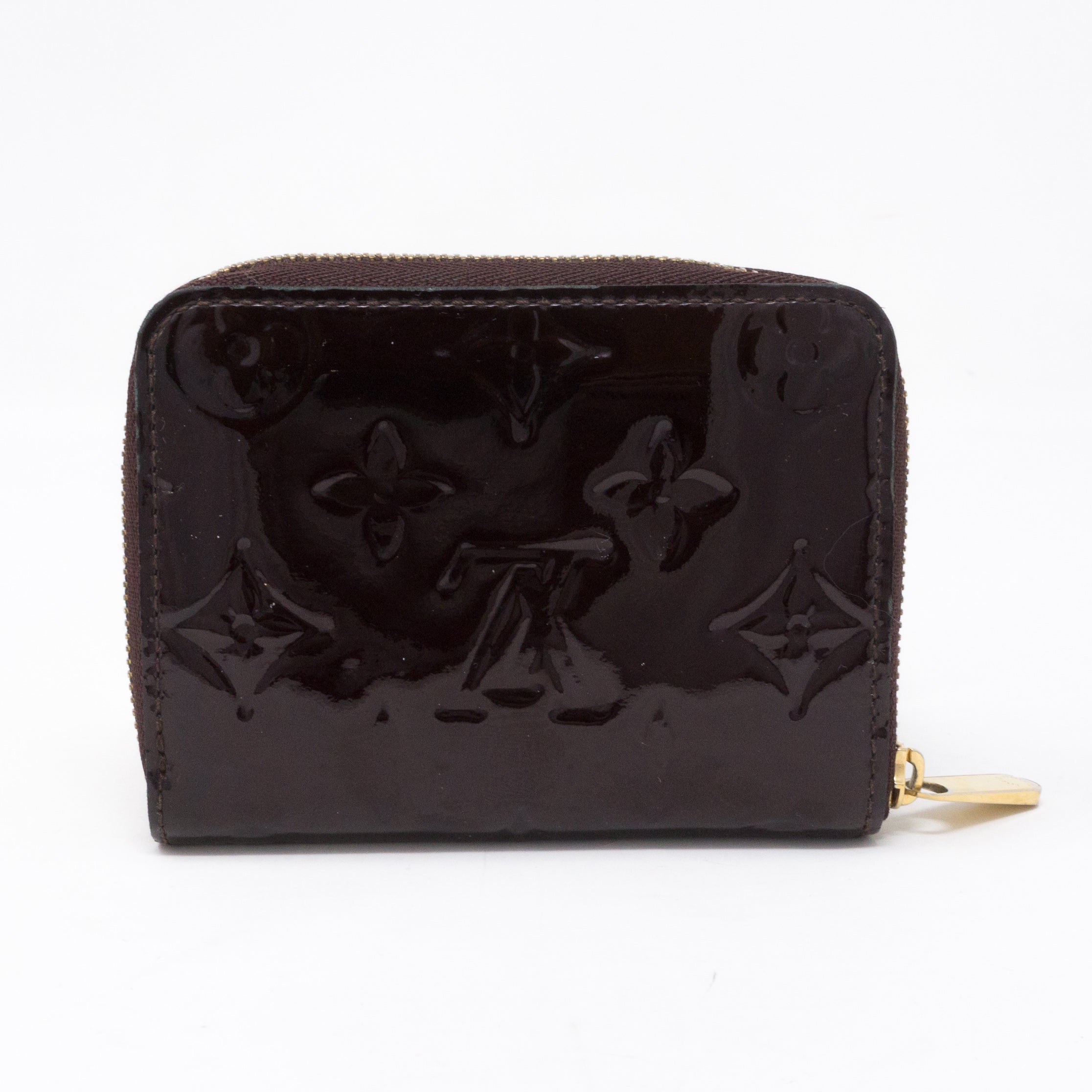 Zippy Coin Purse Vernis Amarante Leather