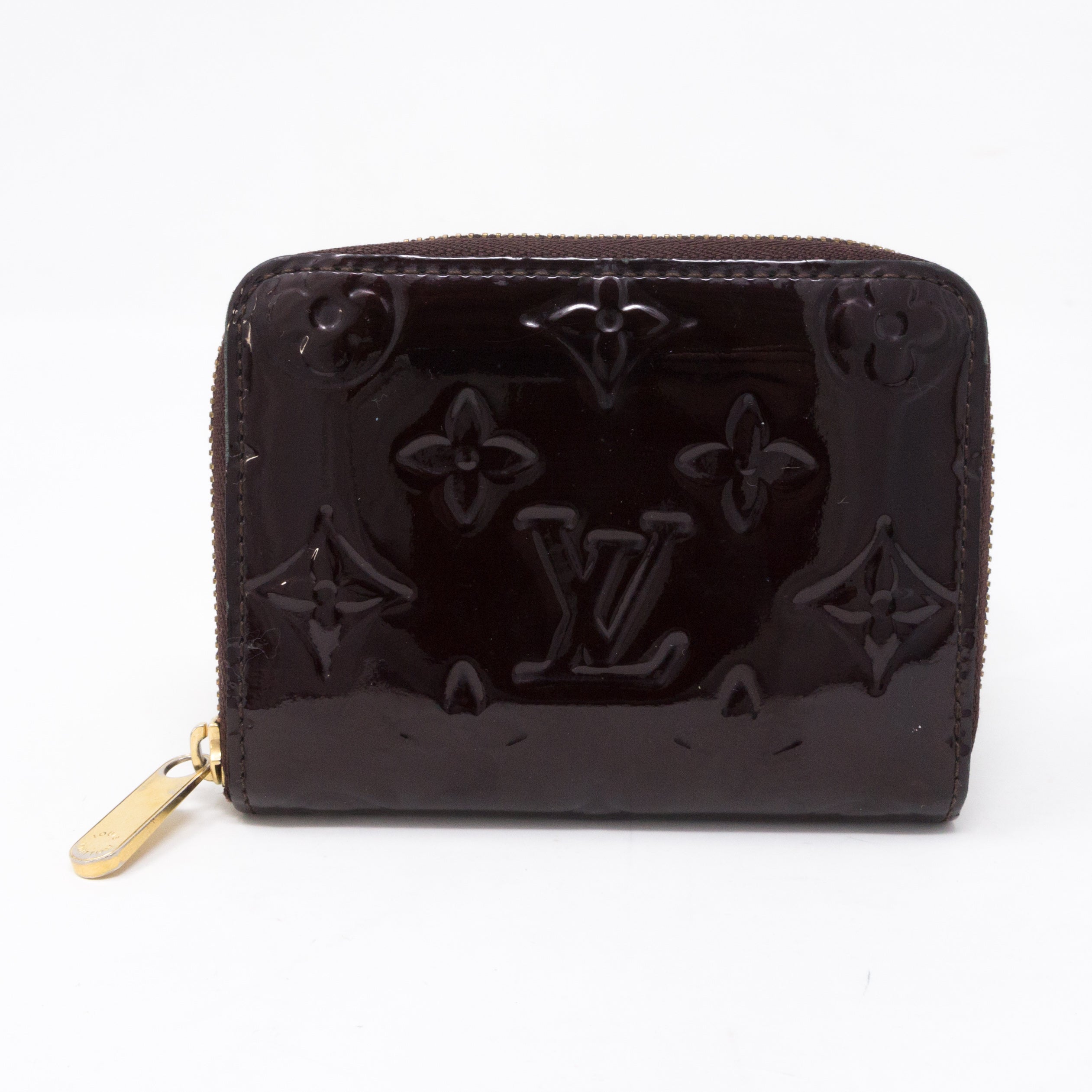 Zippy Coin Purse Vernis Amarante Leather