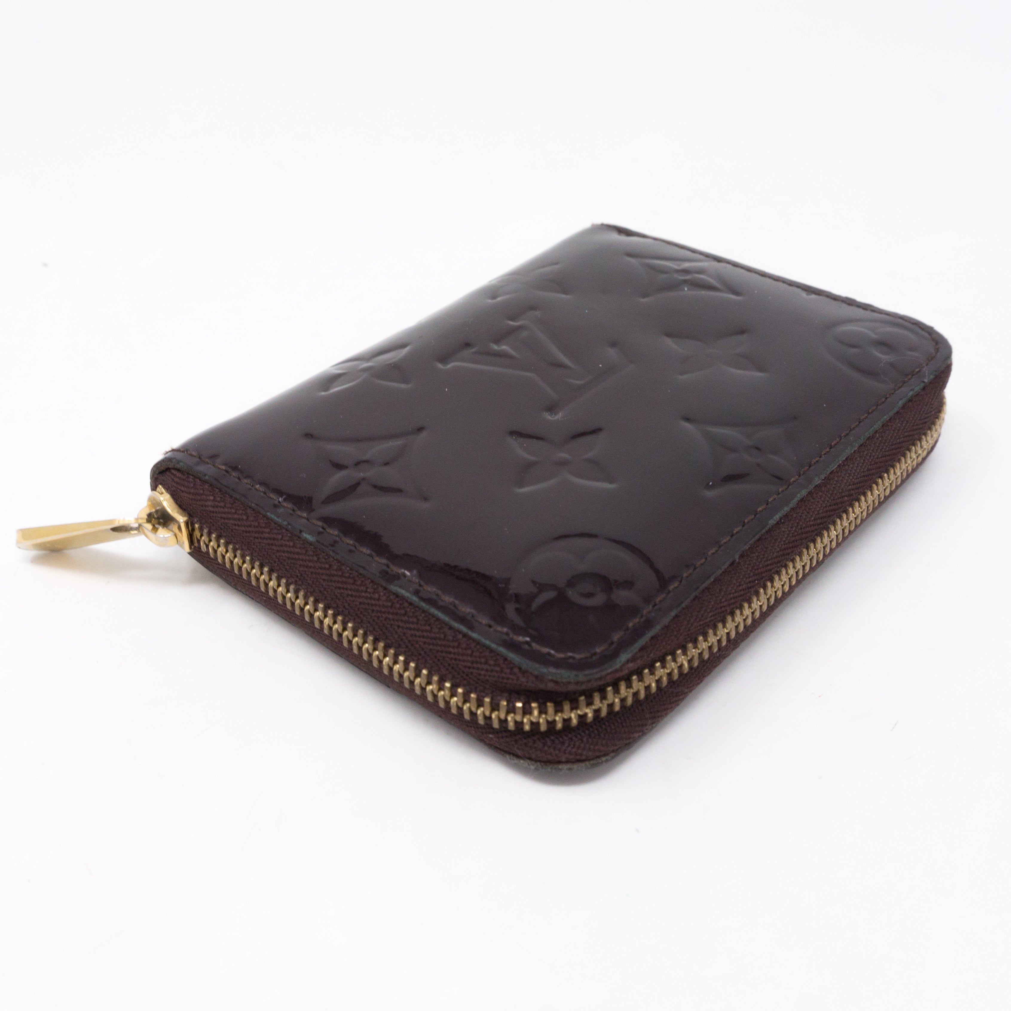 Zippy Coin Purse Vernis Amarante Leather