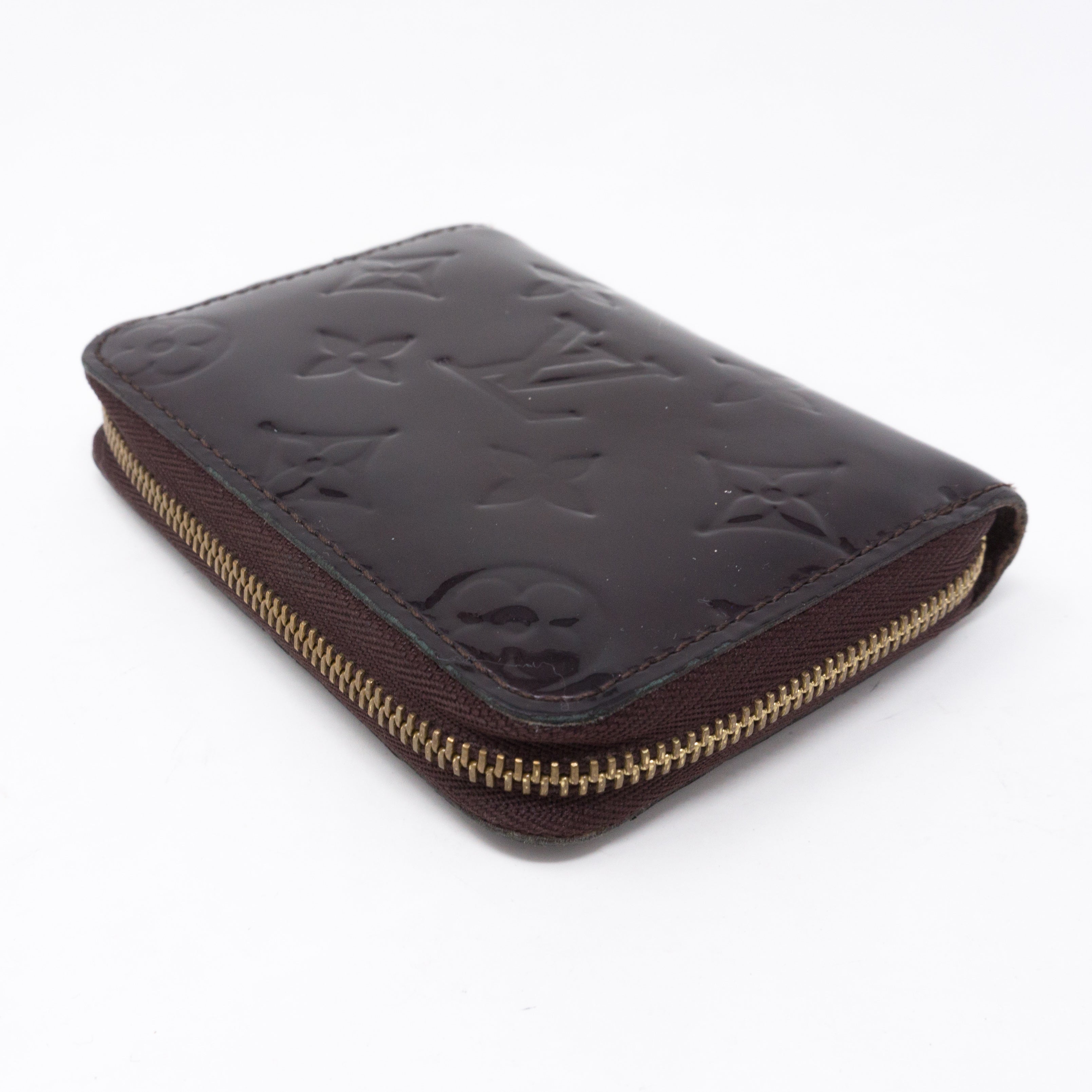 Zippy Coin Purse Vernis Amarante Leather