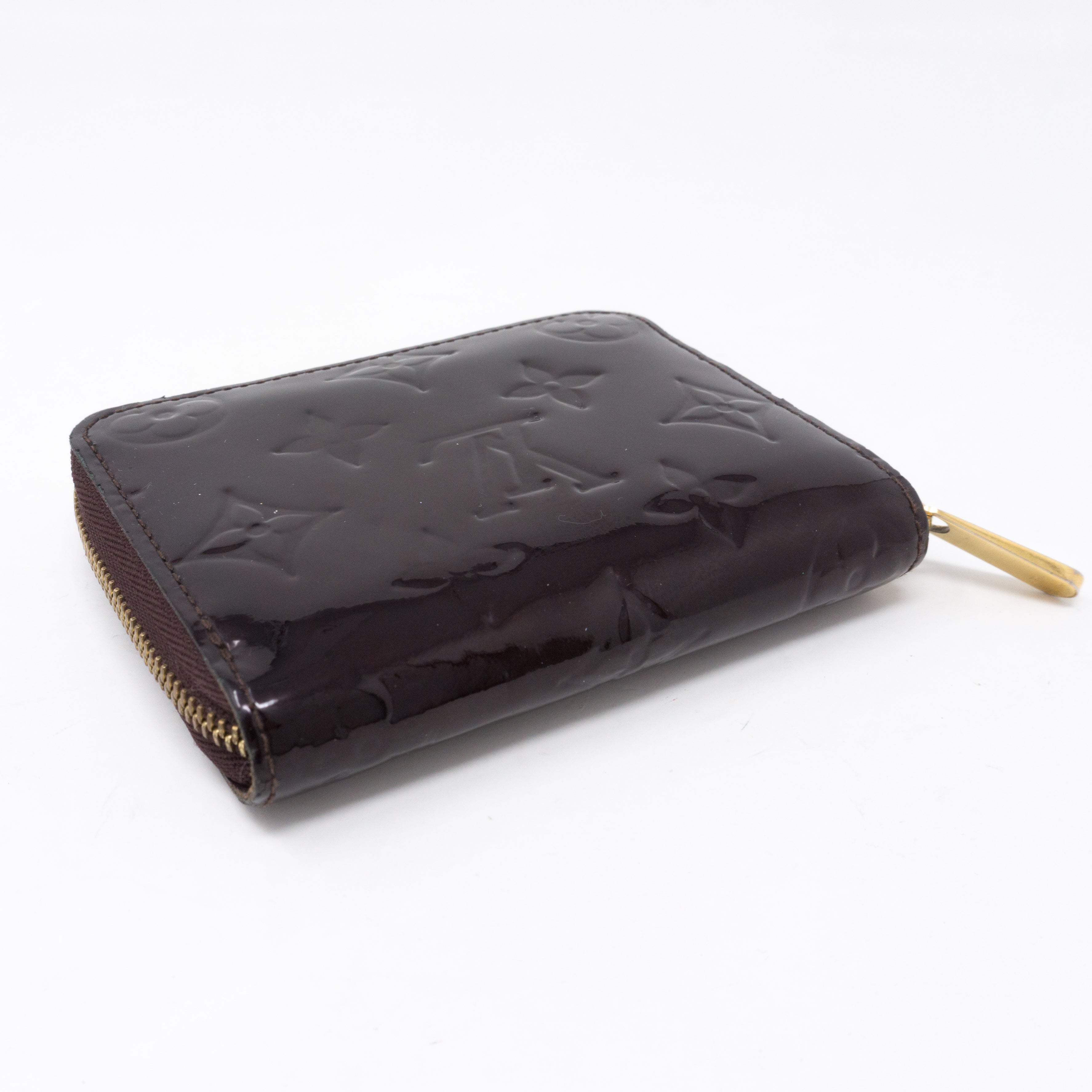 Zippy Coin Purse Vernis Amarante Leather