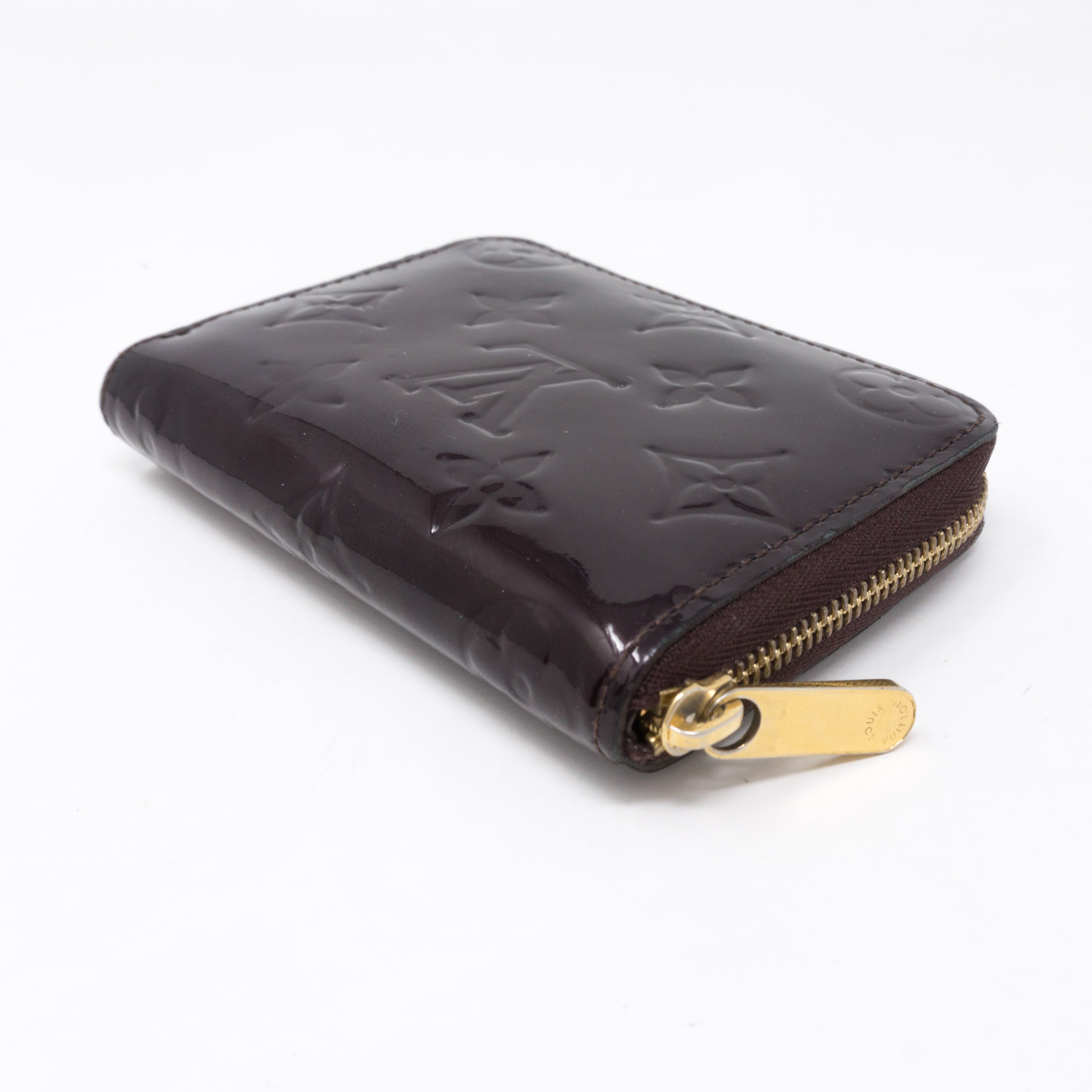 Zippy Coin Purse Vernis Amarante Leather