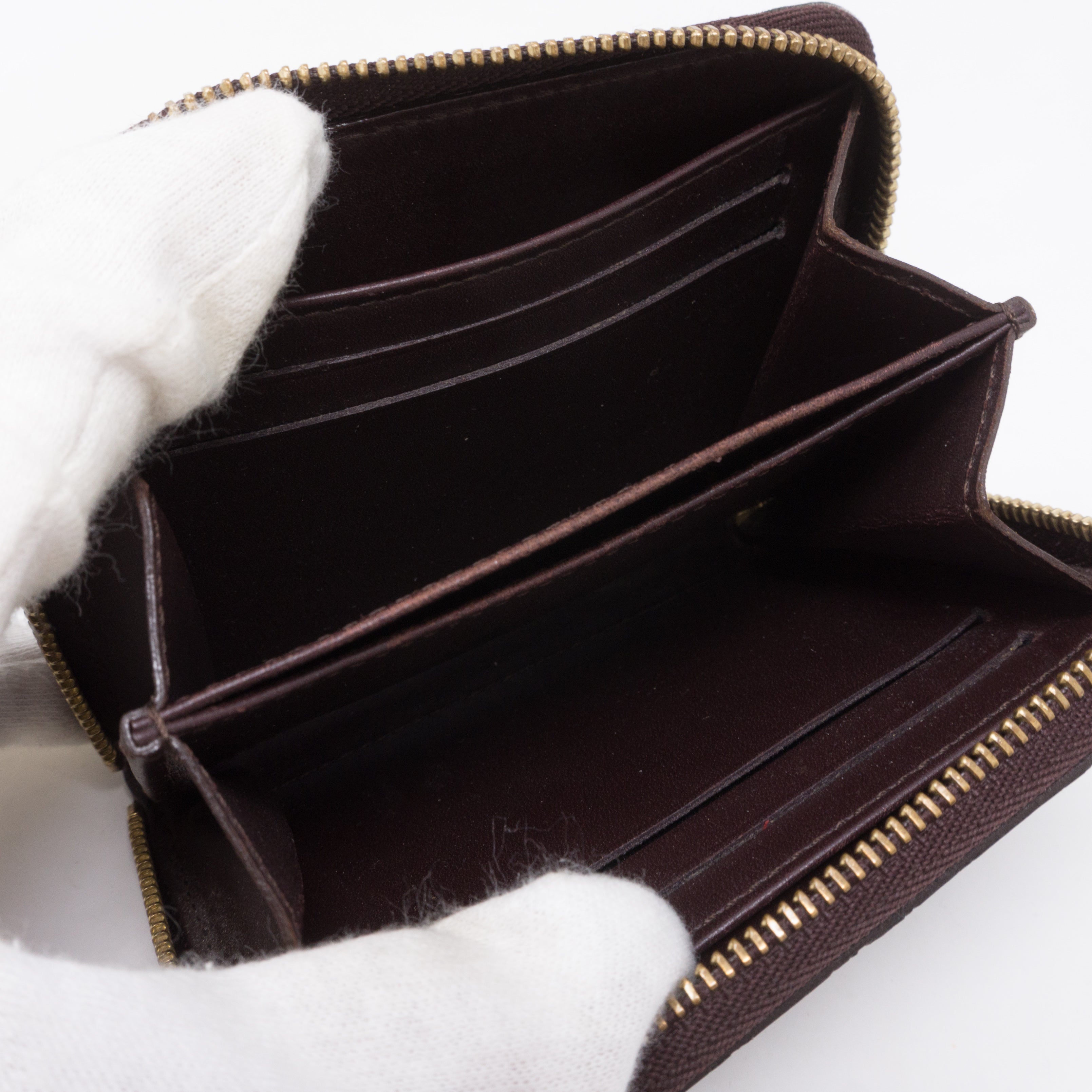 Zippy Coin Purse Vernis Amarante Leather