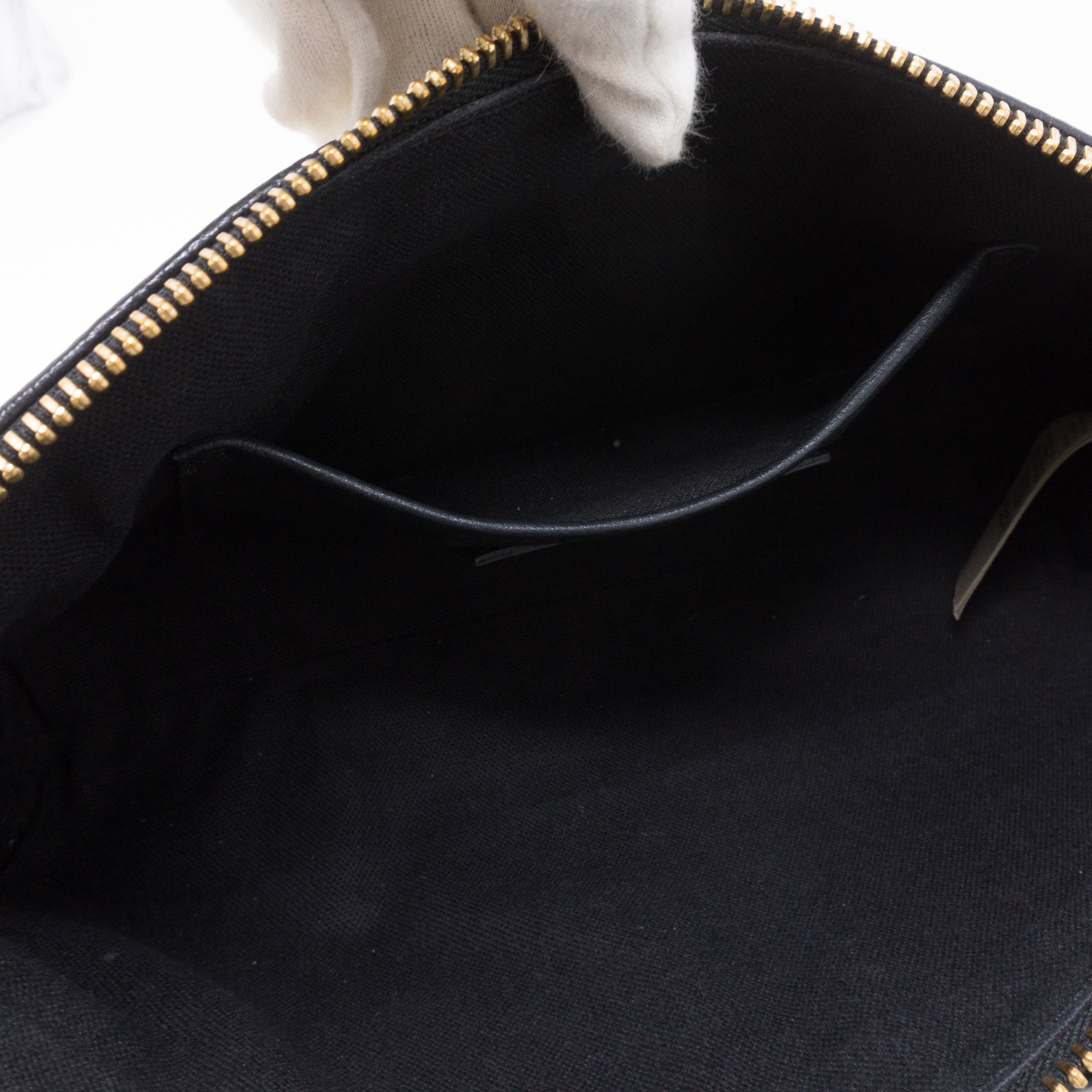 House Check Black Leather Crossbody Bag
