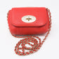 Mini Lily Red Leather