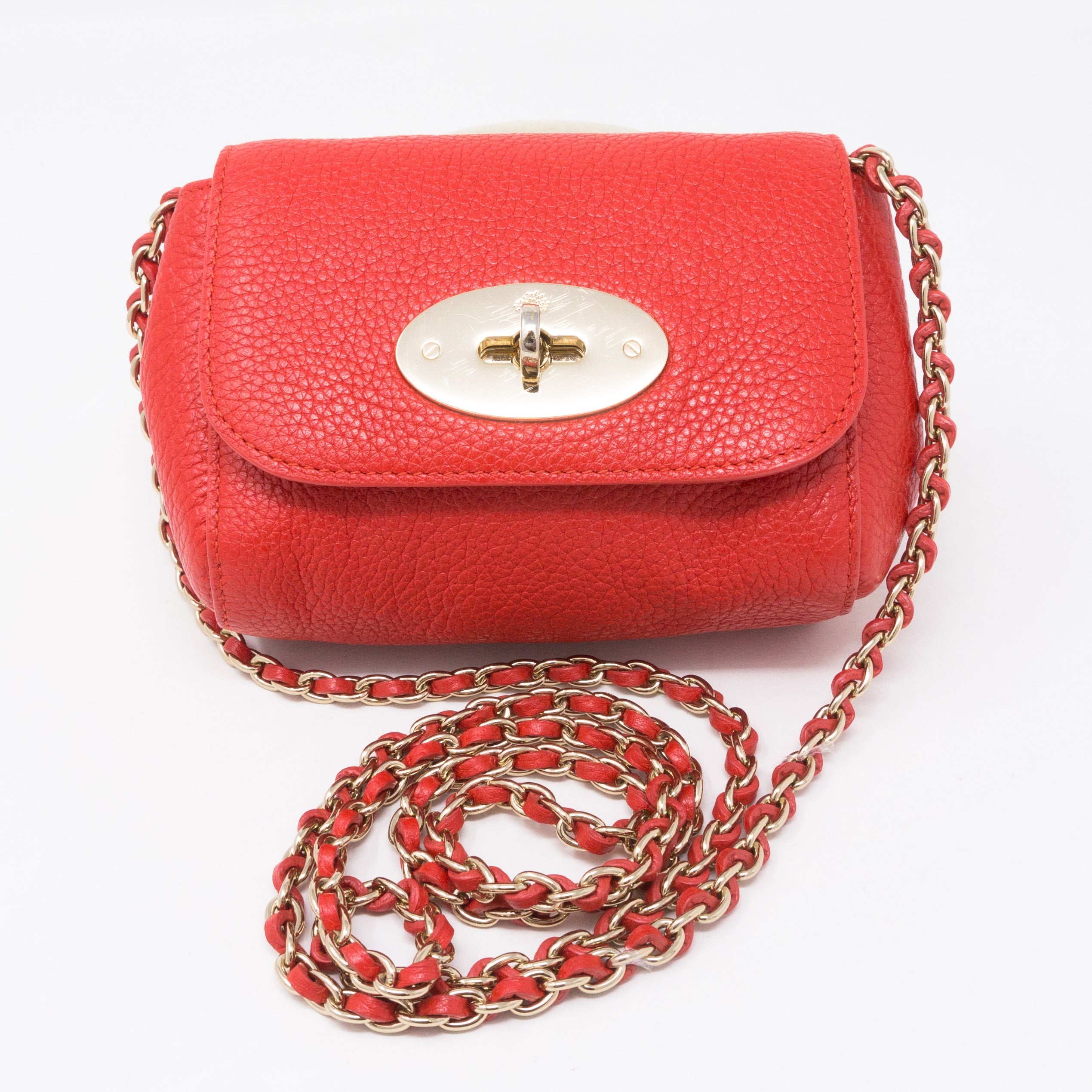 Mini Lily Red Leather