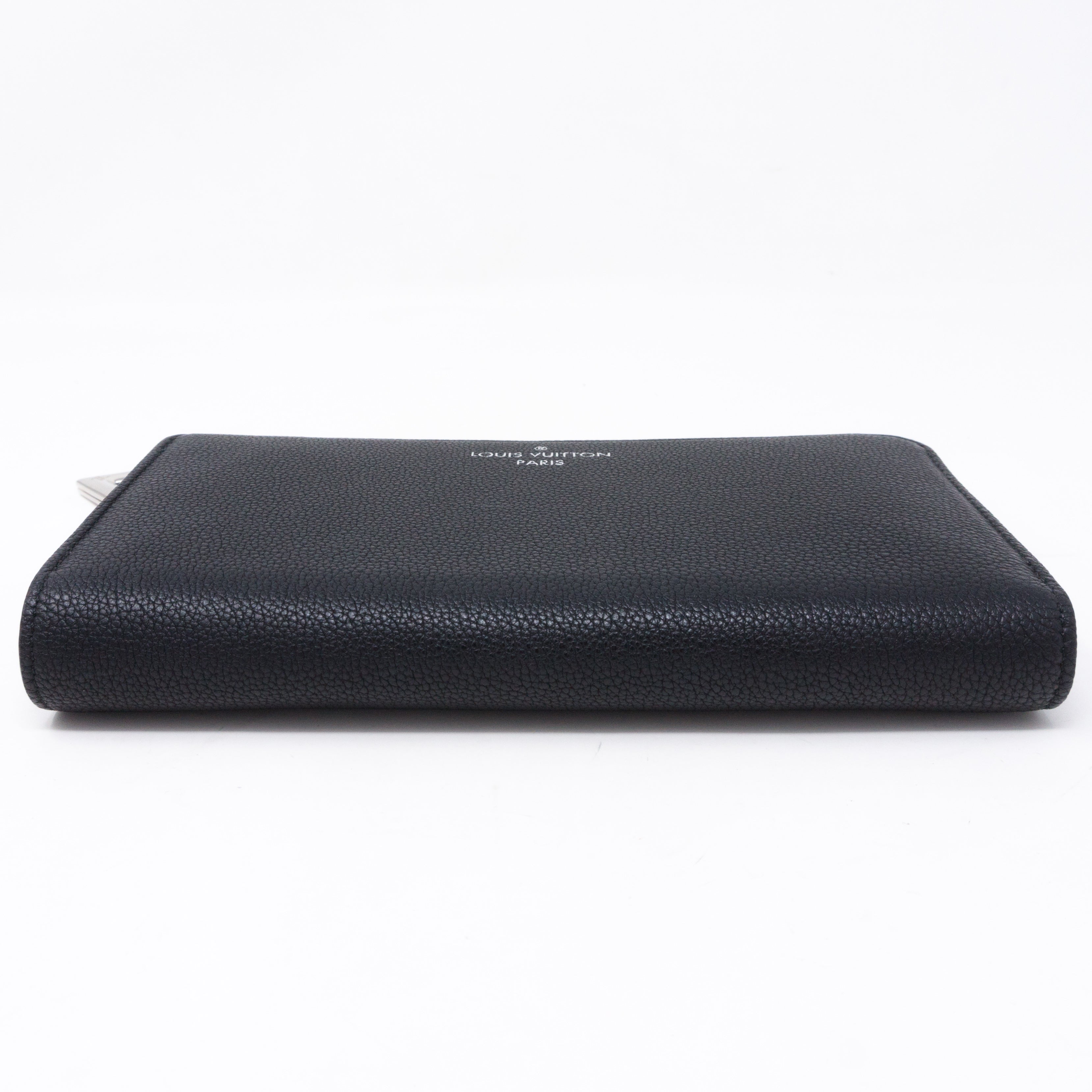 Comete Wallet Noir Veau Cachemire