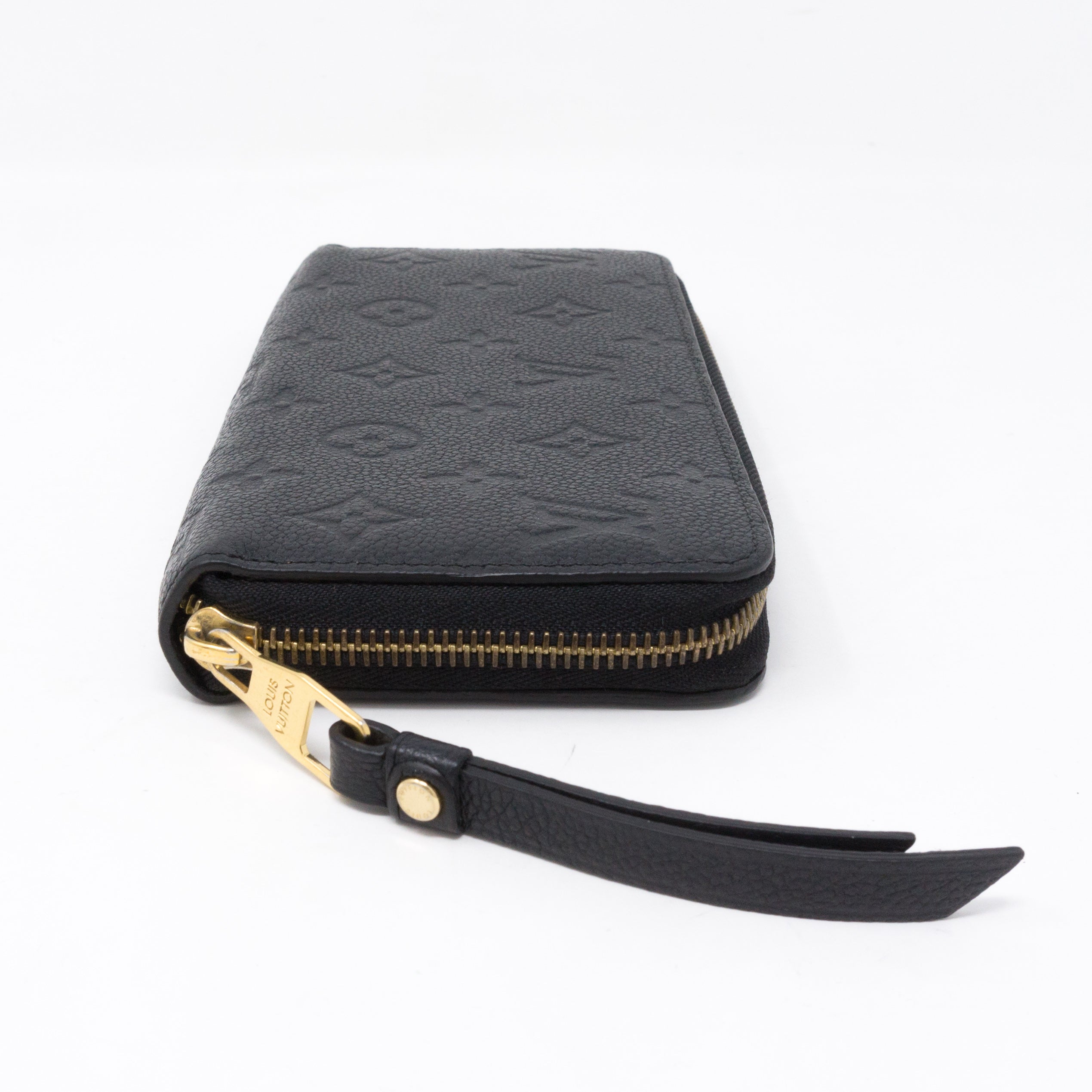 Zippy Wallet Black Monogram Empreinte