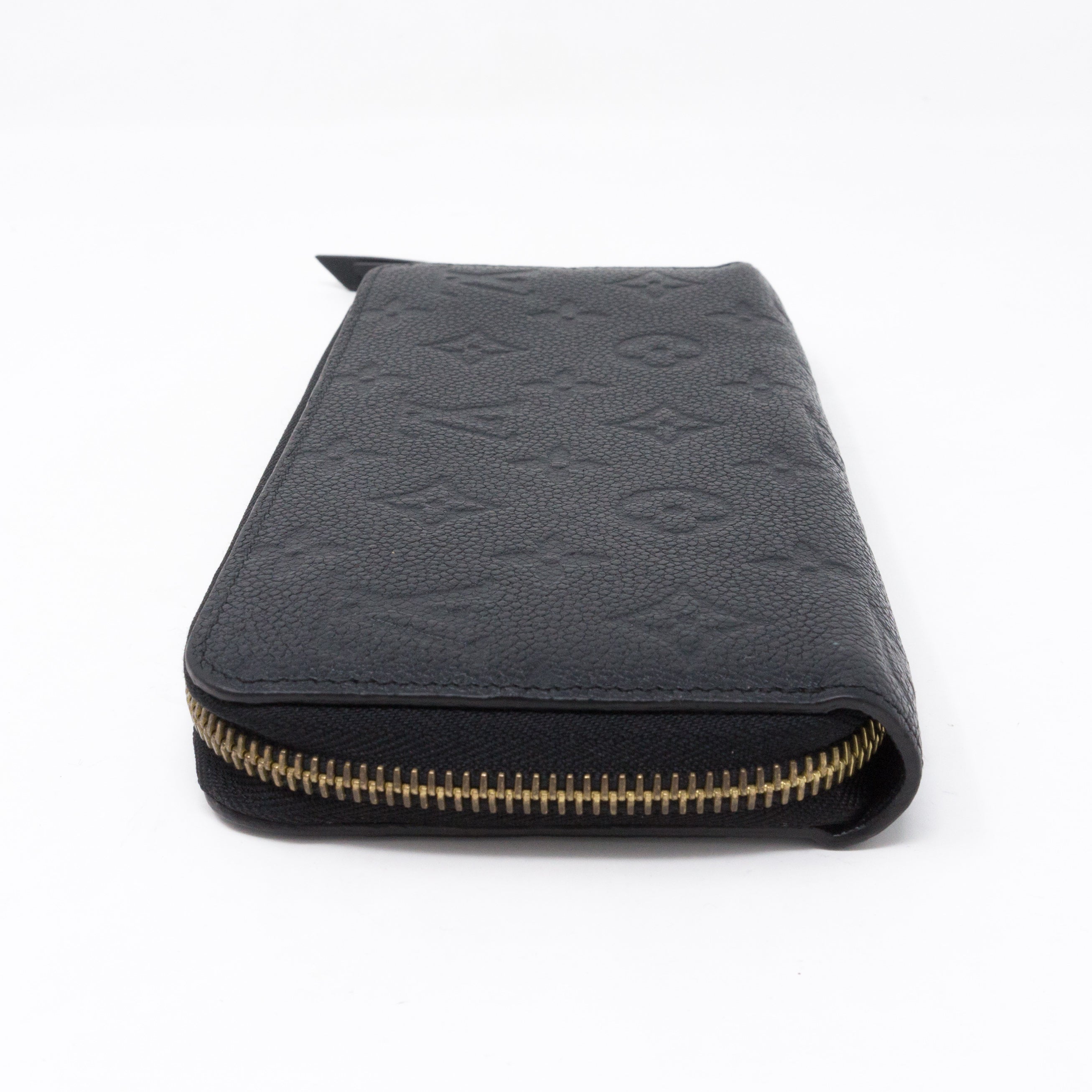 Zippy Wallet Black Monogram Empreinte