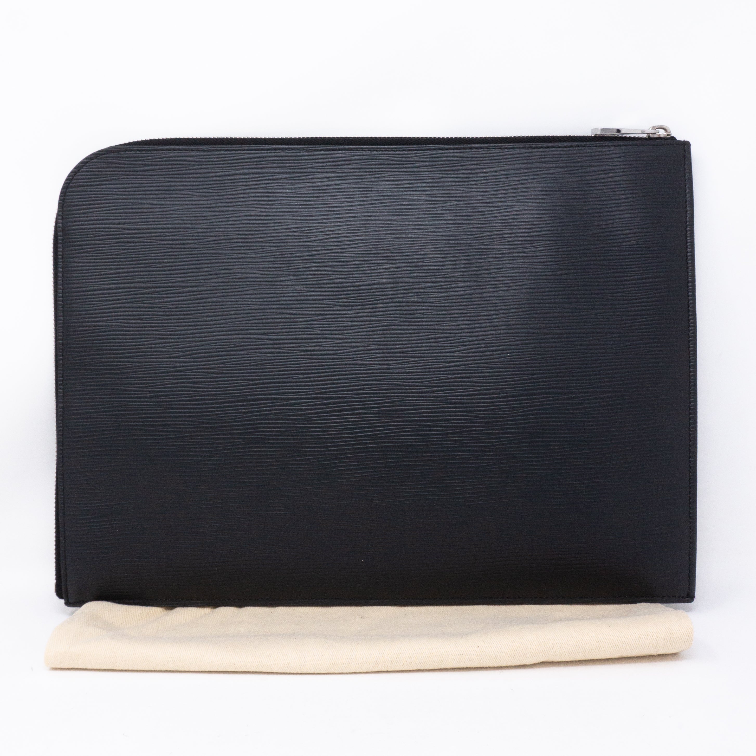 Pochette Jour GM Black Epi Leather