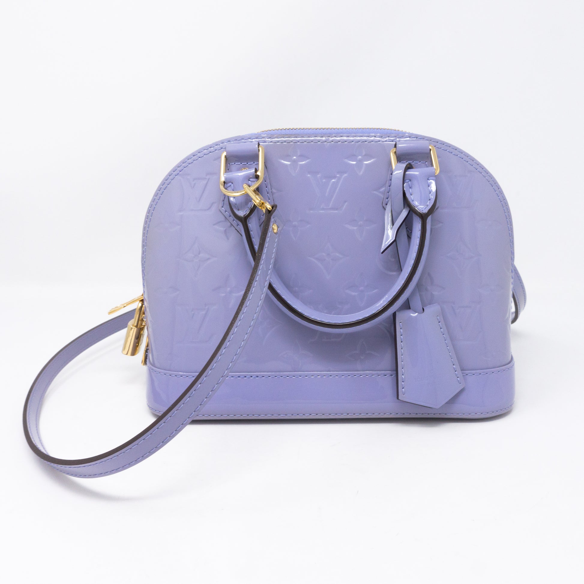 Louis Vuitton Vernis Lisse Alma BB Bag - Purple Handle Bags