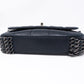 Multiple Chain Flap Bag Navy Blue