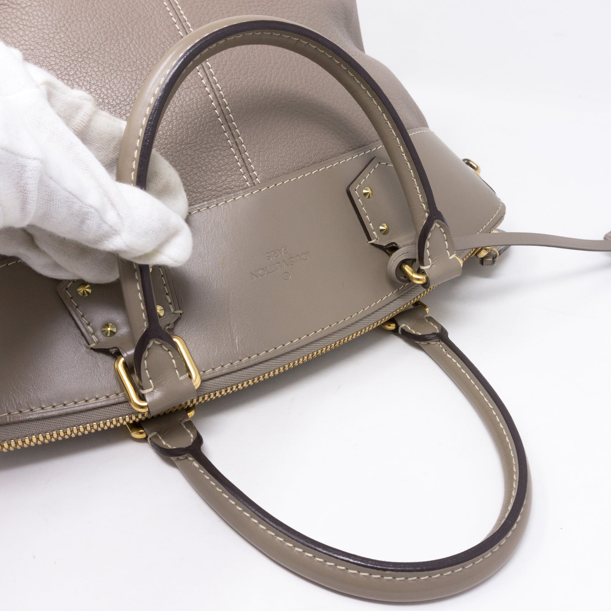 Louis Vuitton L. Vuitton suhali lockit GM Brown Leather ref.43175 - Joli  Closet