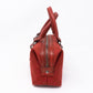 Mini Boston Red Canvas Bag