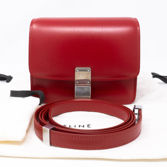 Classic Box Small Red Leather