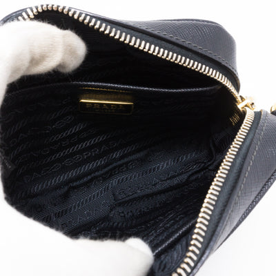 Camera Bag Black Leather