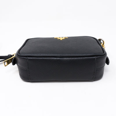 Camera Bag Black Leather