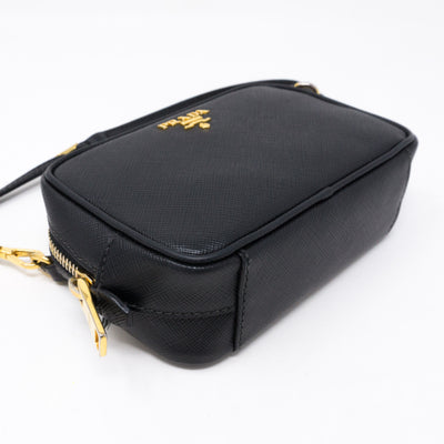 Camera Bag Black Leather