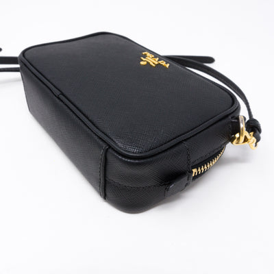 Camera Bag Black Leather