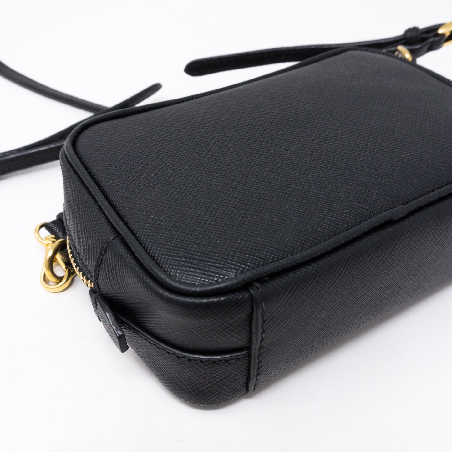 Camera Bag Black Leather