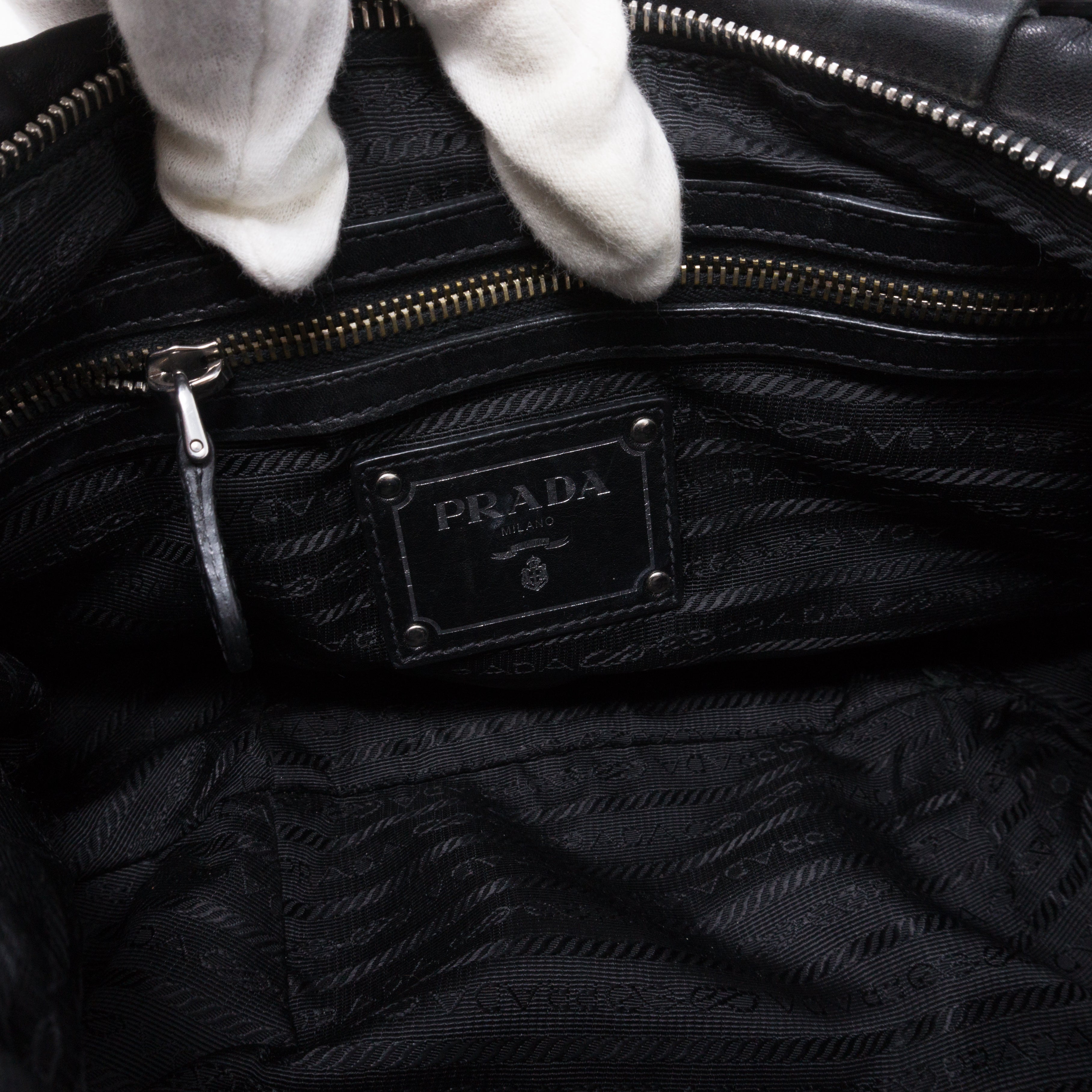 Shoulder Bag Black Leather