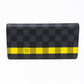 Brazza Wallet Damier Graphite Yellow Stripe