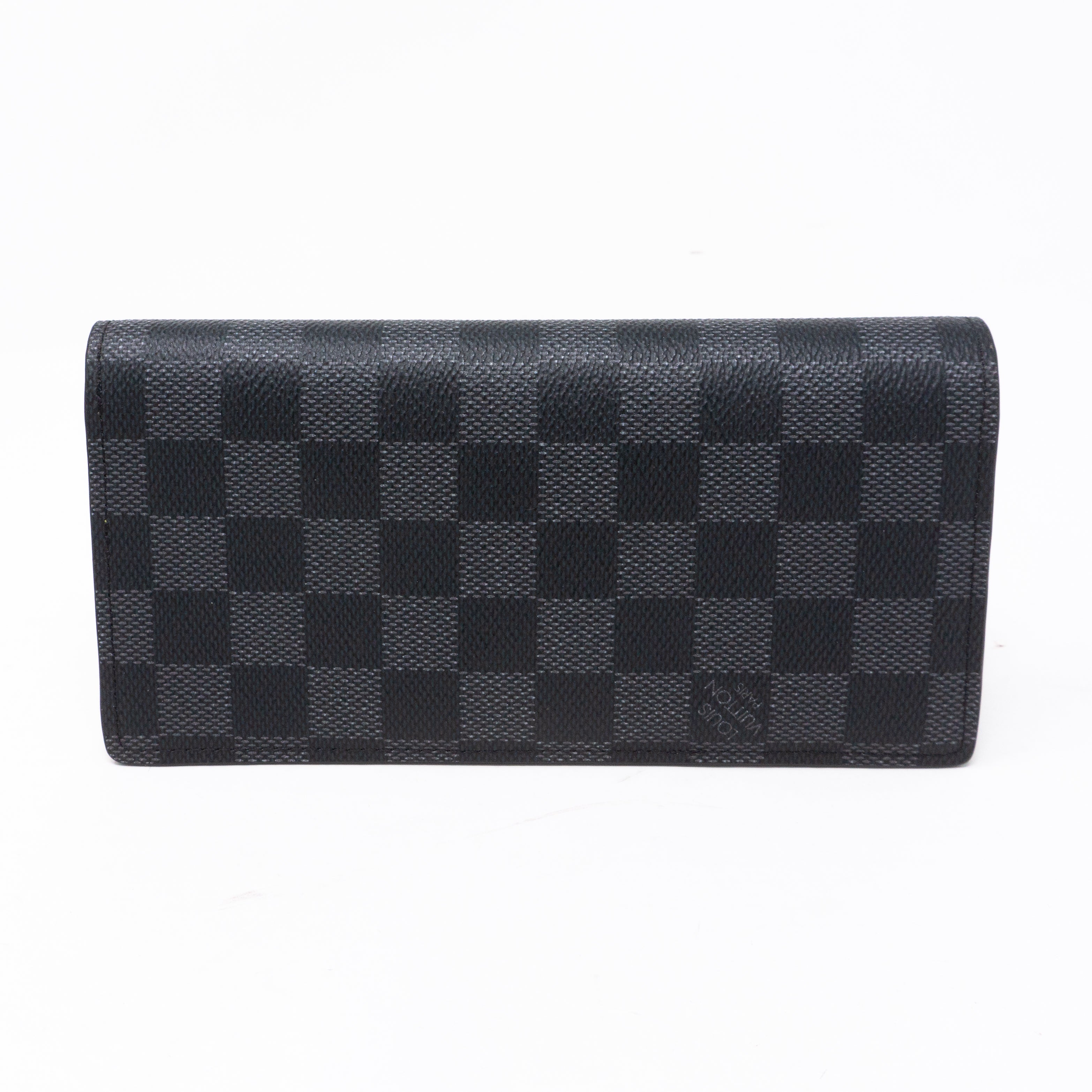 Brazza Wallet Damier Graphite Yellow Stripe