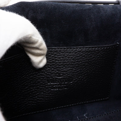 Rockstud Crossbody Black Leather