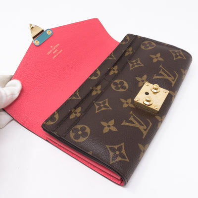 Pallas Wallet Monogram Pink Leather