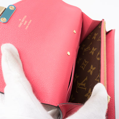 Pallas Wallet Monogram Pink Leather