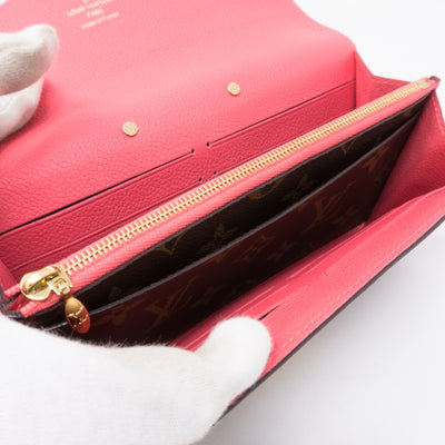 Pallas Wallet Monogram Pink Leather