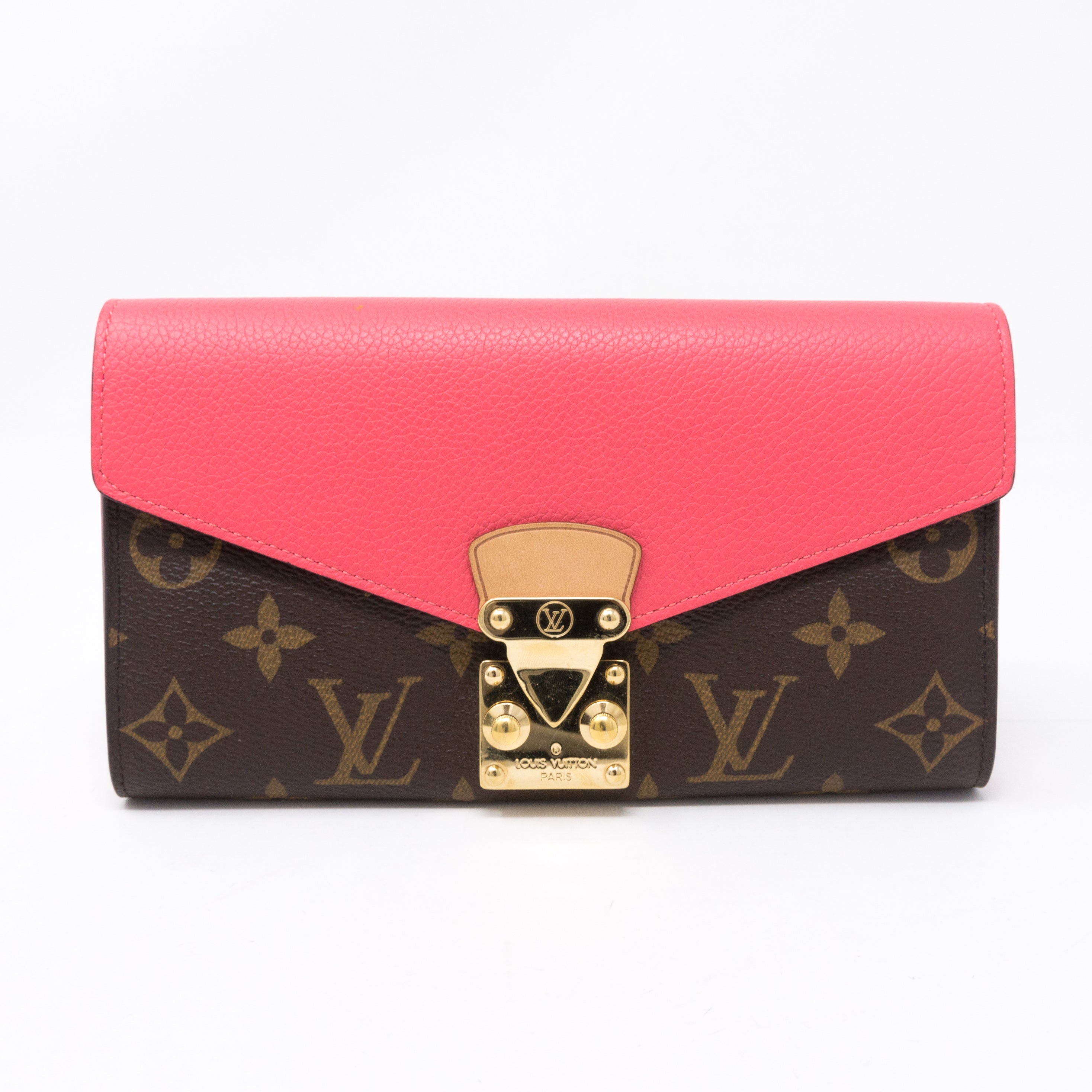 Pallas Wallet Monogram Pink Leather