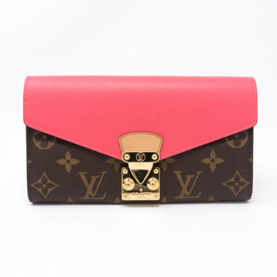 Pallas Wallet Monogram Pink Leather