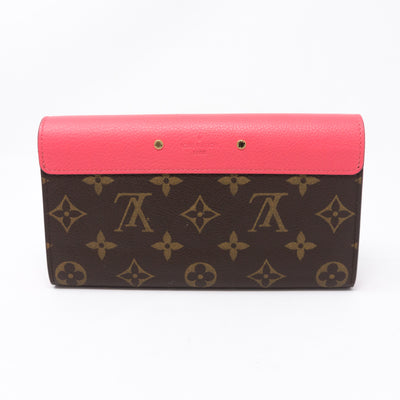 Pallas Wallet Monogram Pink Leather