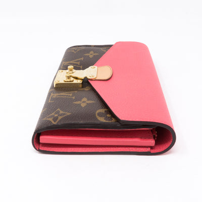 Pallas Wallet Monogram Pink Leather