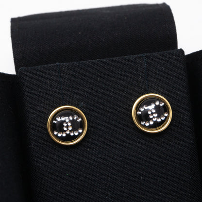 CC Lucky Coco Earrings Black Gold