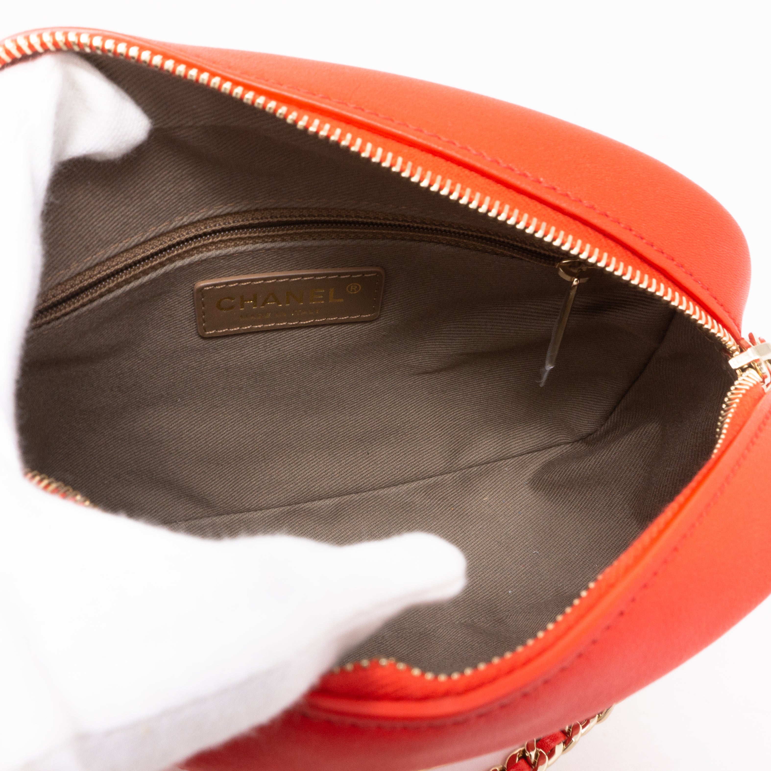 Casual Trip Camera Case Red Leather