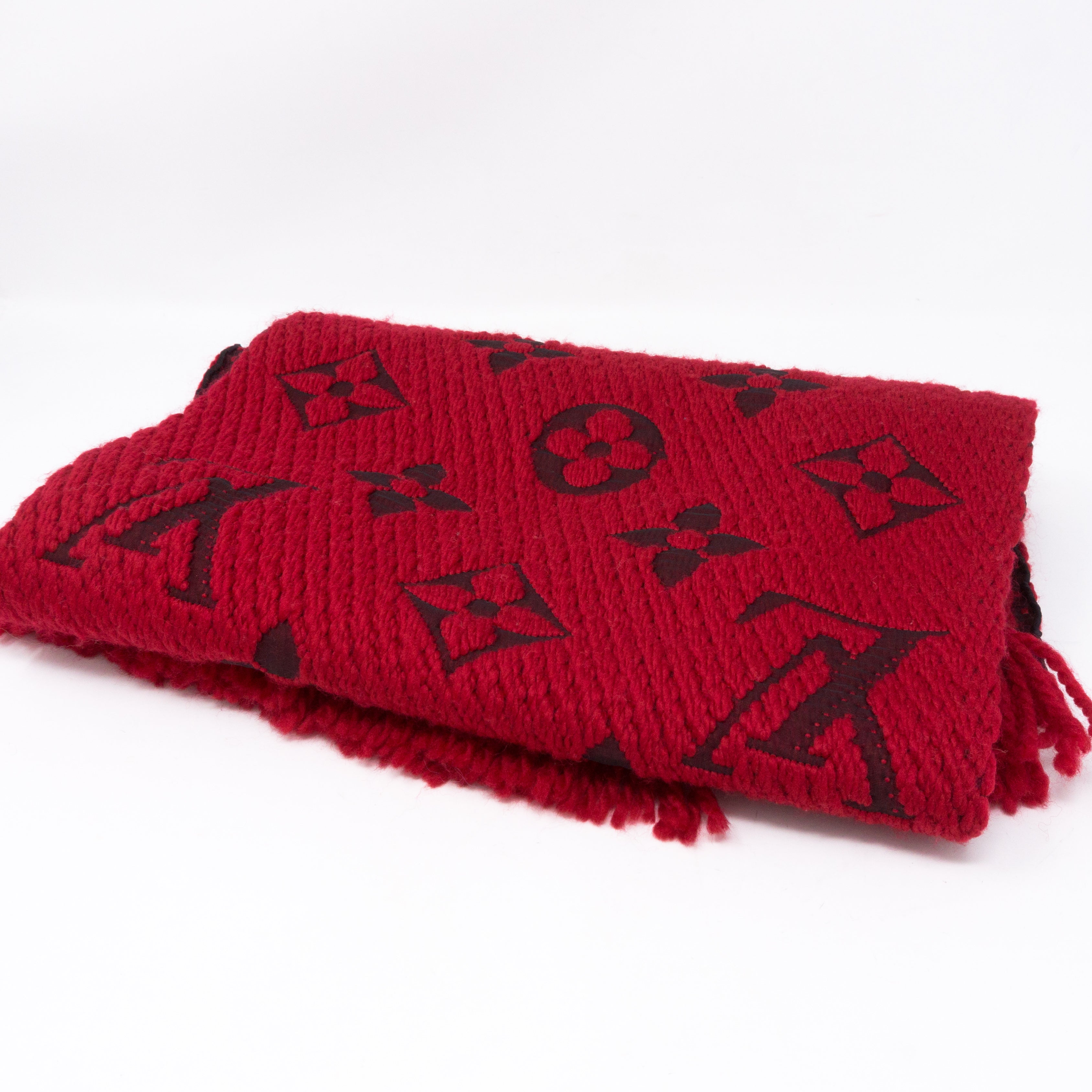 Logomania Scarf Ruby