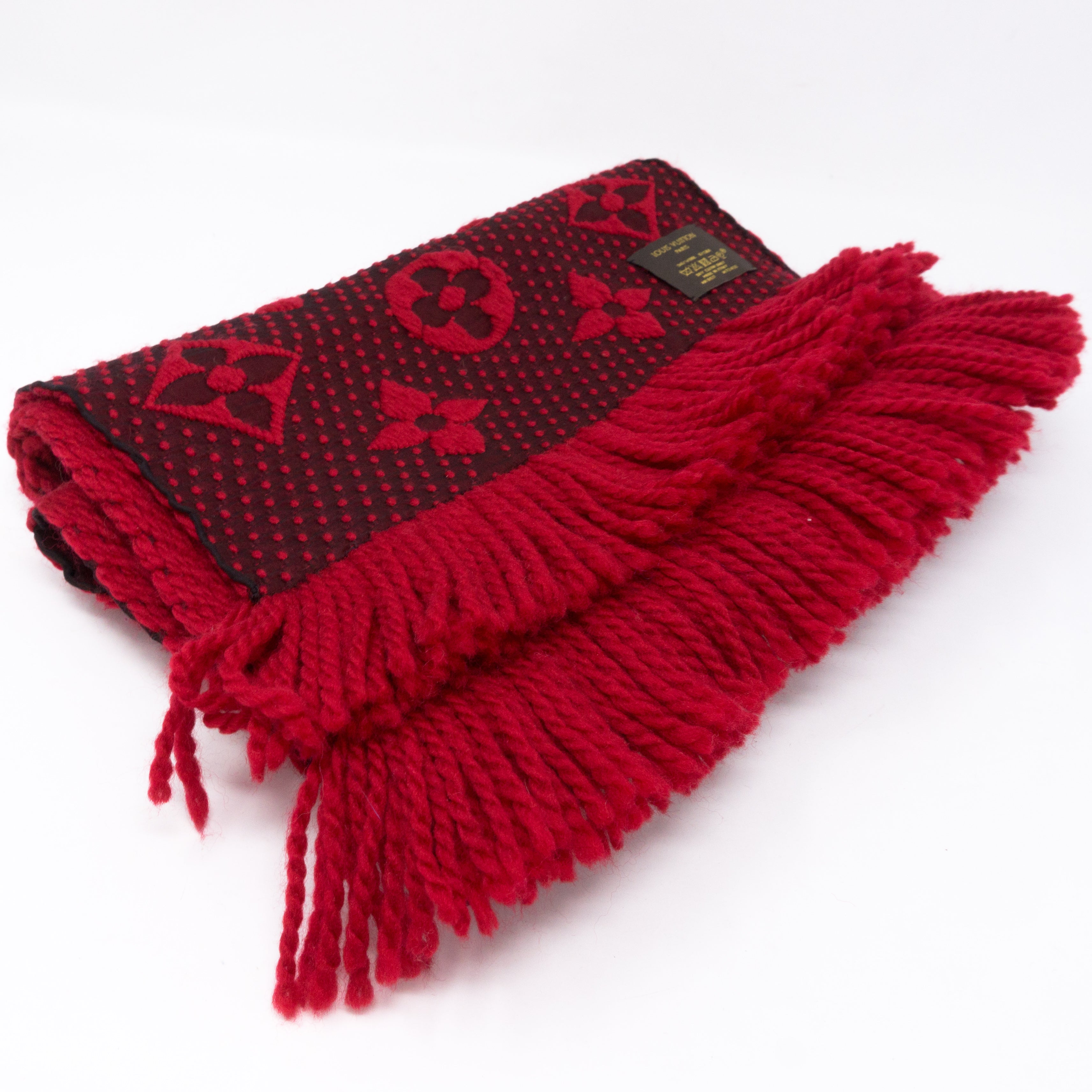 Logomania Scarf Ruby