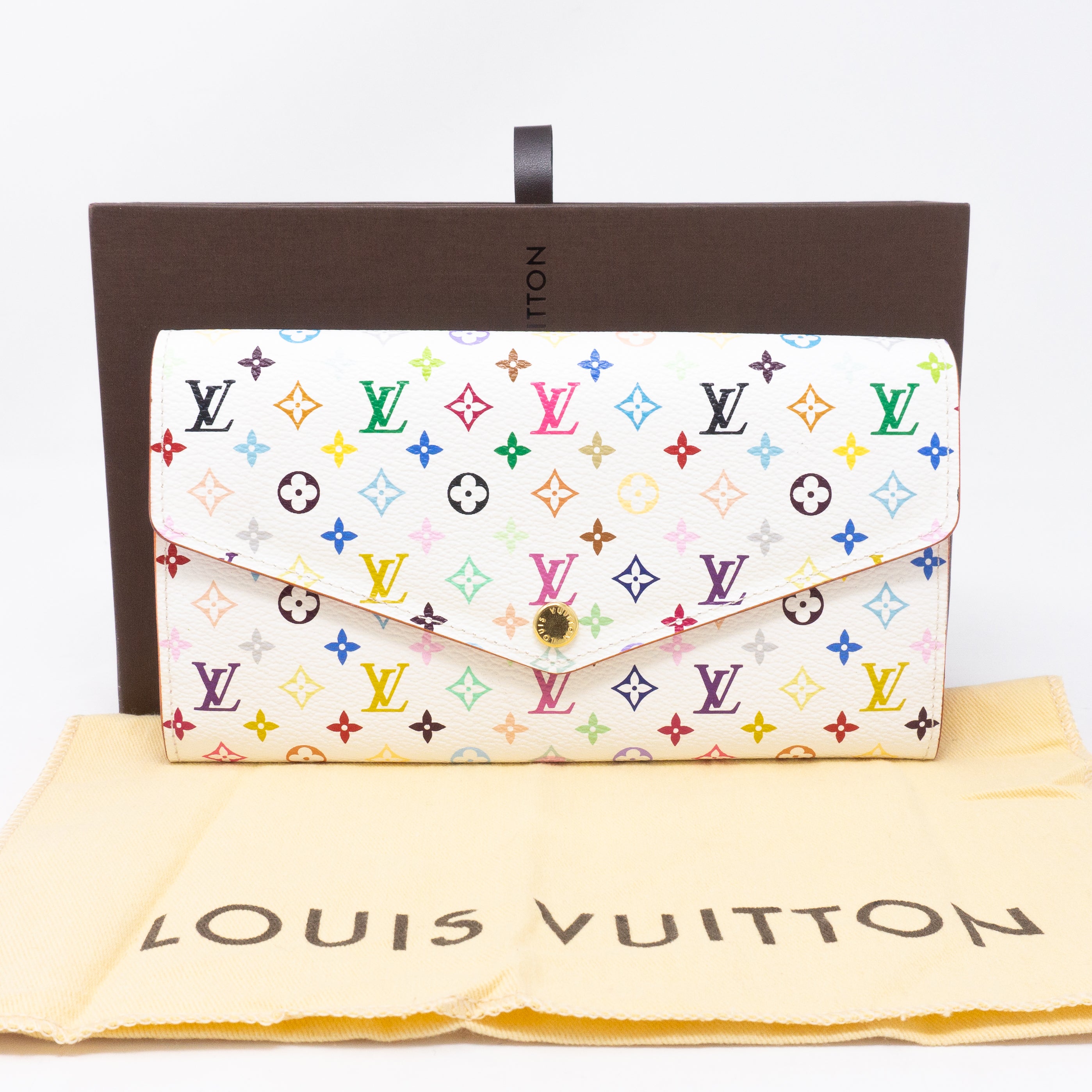 Sarah Wallet Multicolore White