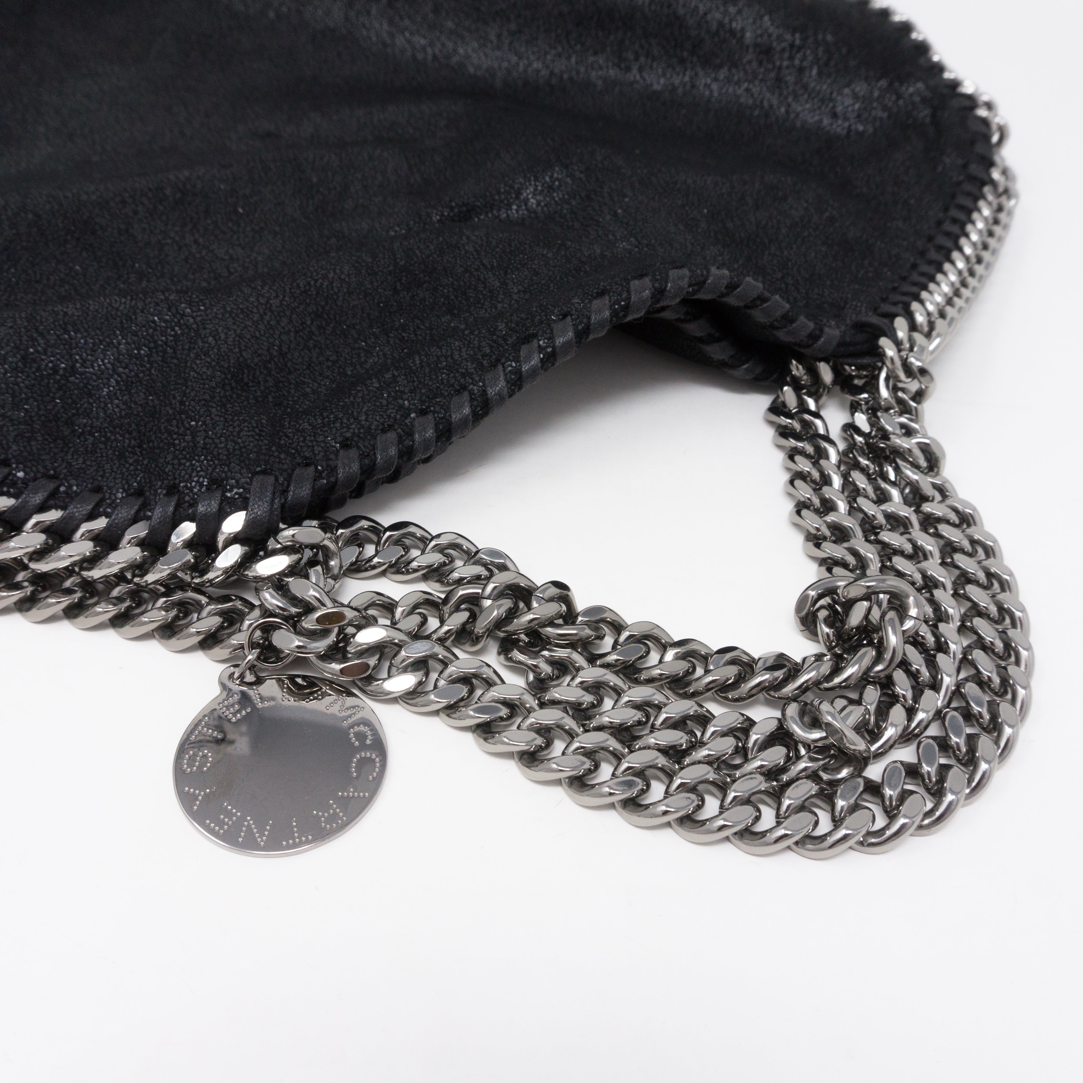 Falabella Fold Over Tote Black