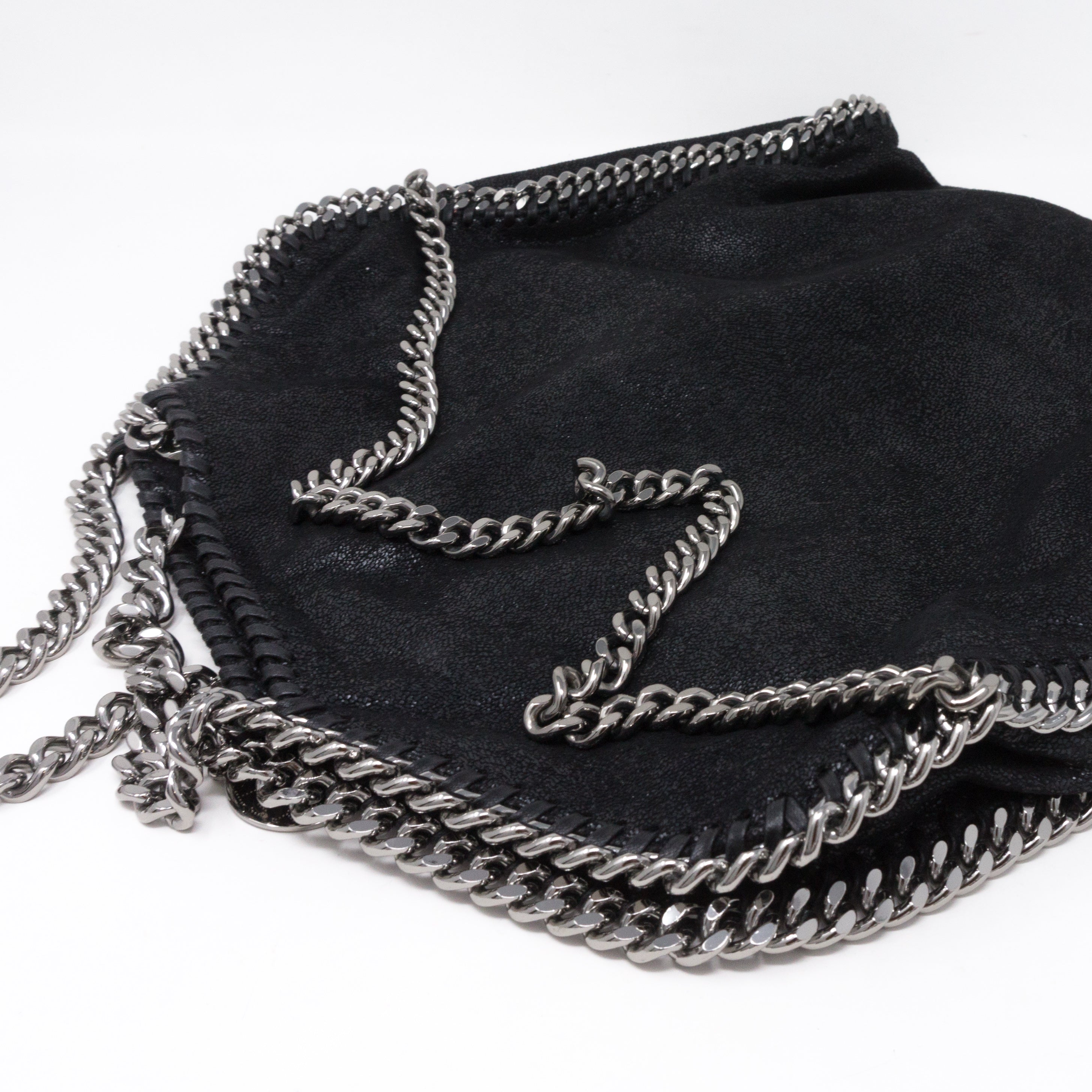 Falabella Fold Over Tote Black