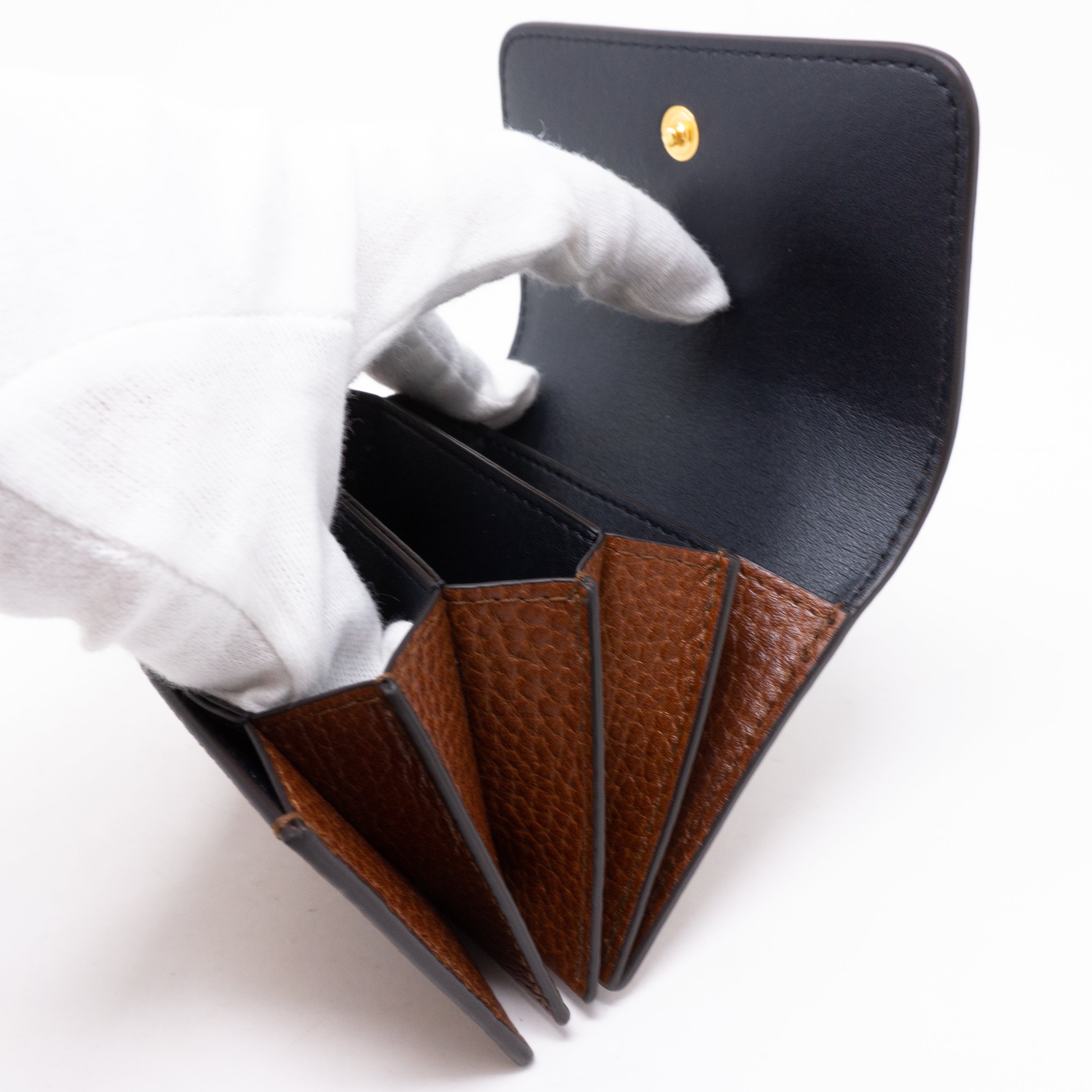 Continental Card Holder Brown Leather