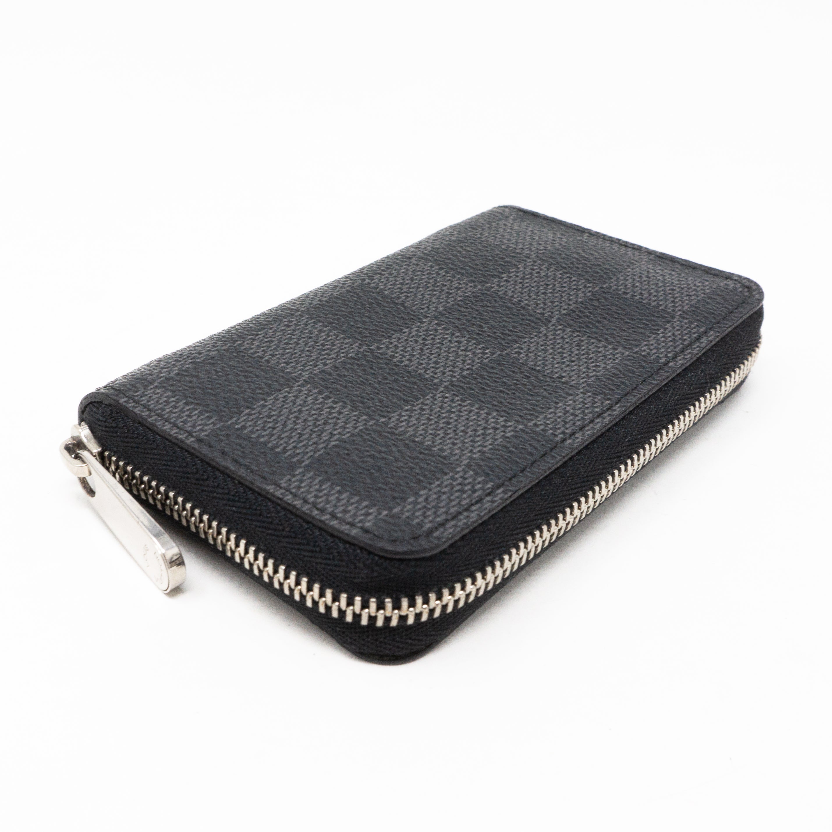 Zippy Coin Purse Vertical Damier Graphite