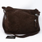 CC Tassel Shoulder Bag Brown Suede