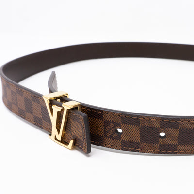LV Belt Mini Damier Ebene 25 mm 80 cm