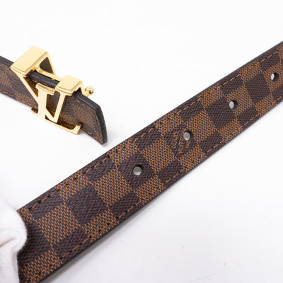 LV Belt Mini Damier Ebene 25 mm 80 cm